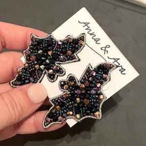 Anna and Ava bat earrings statement earrings rhinestones beautiful earrings!!